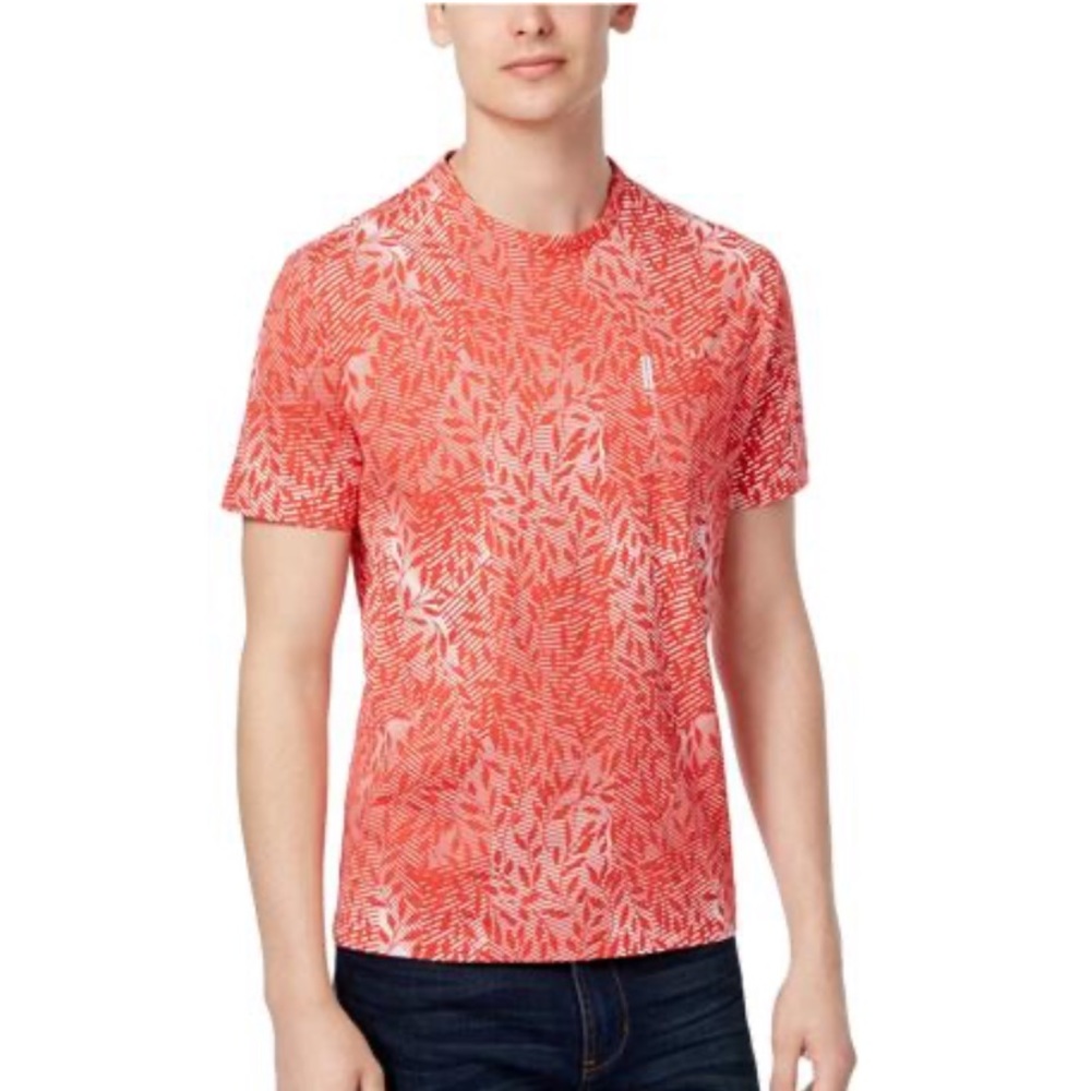 BEN SHERMAN Linear Floral Tee
